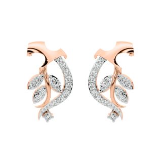 Jaime Round Diamond Stud Earrings